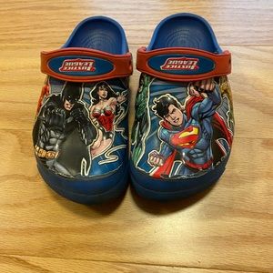 Justice League Crocs Size 13